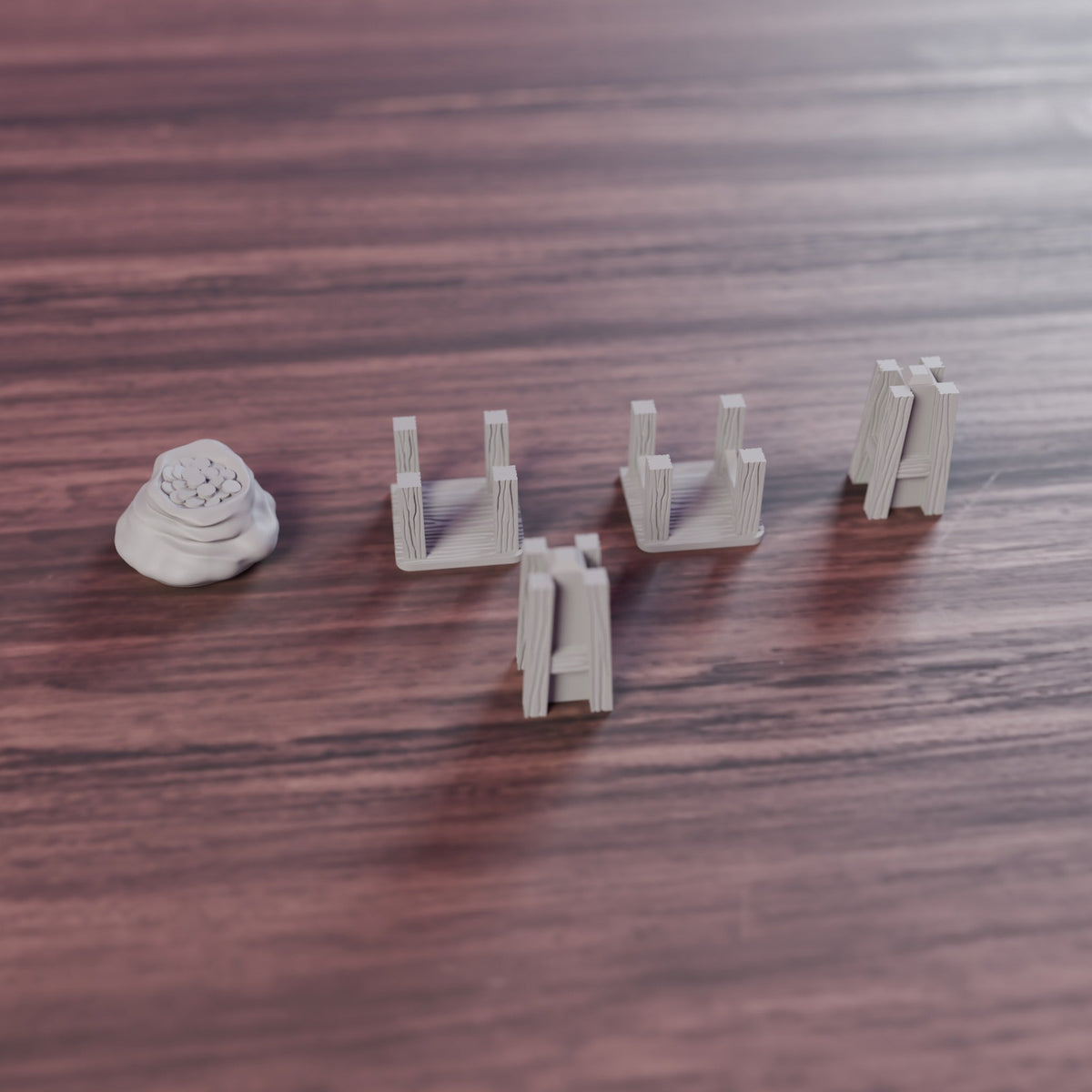 Bandit Hideout Dungeon Set with 5 Minis – Dragonlock 28mm Terrain - Northern Foundry