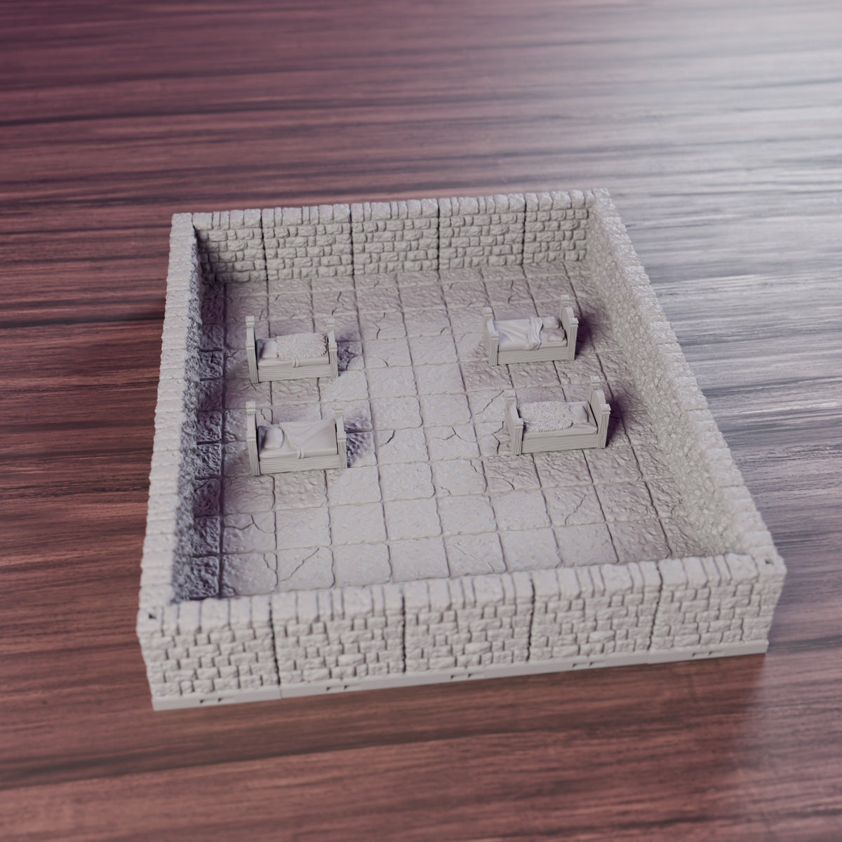 Barracks Bunk LED Room – Dragonlock 28mm Dungeon Terrain - Northern Foundry