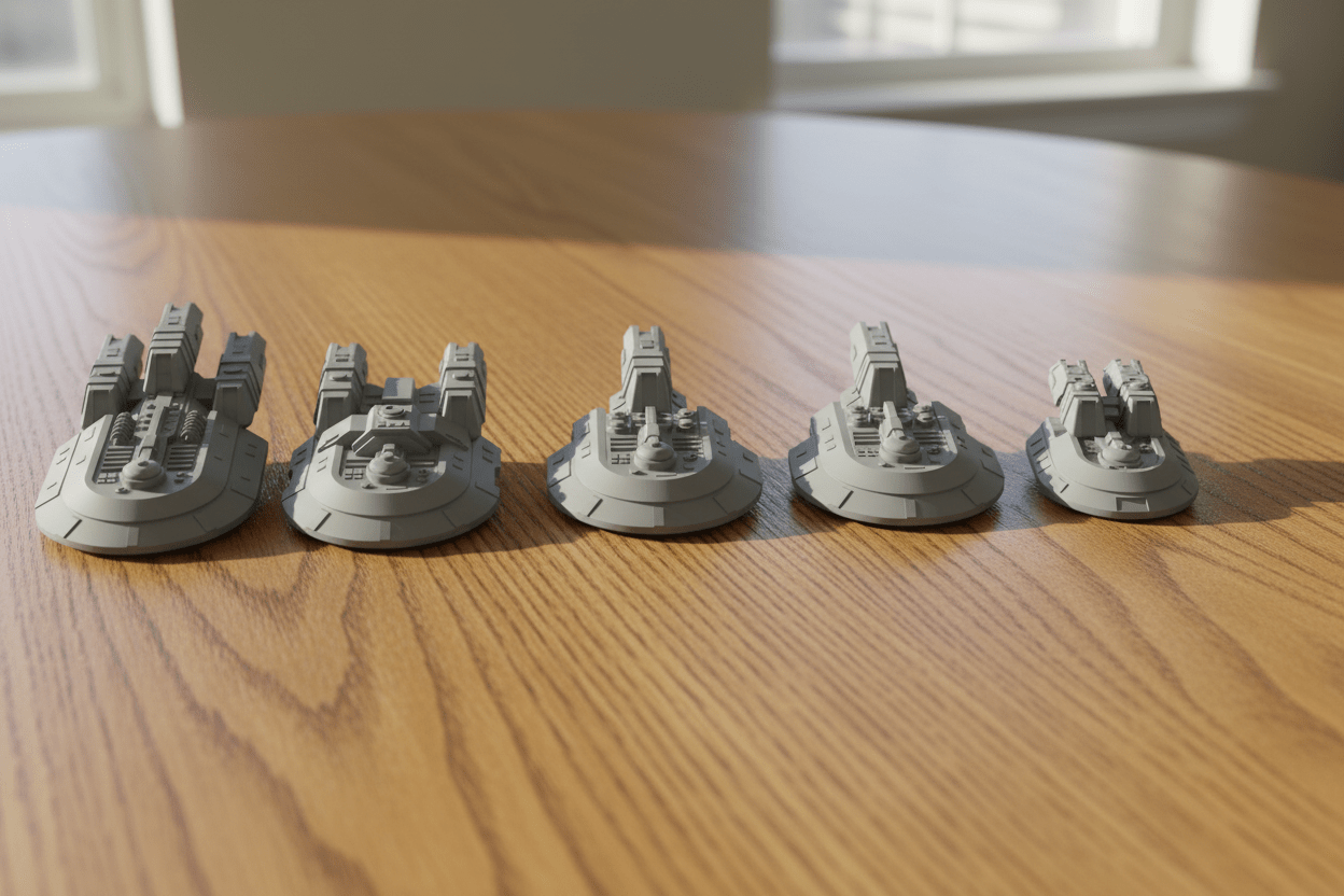Battlefront Valkyrie Starter Fleet | Space Combat Miniatures | Fat Dragon Games - Northern Foundry
