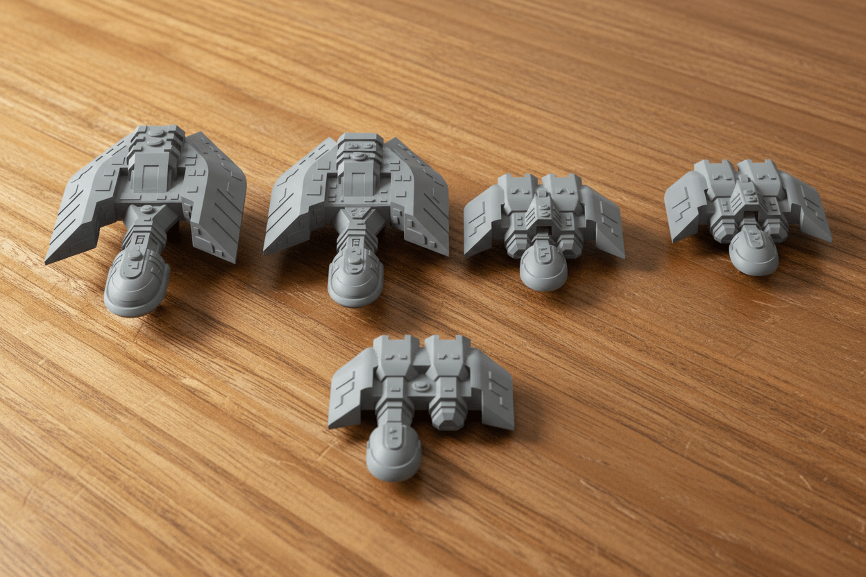 Battlefront Valkyrie Starter Fleet | Space Combat Miniatures | Fat Dragon Games - Northern Foundry