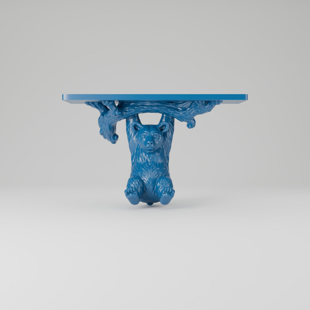 Bear Wall Shelf – Bear Cub Hanging from a Branch Shelf - Northern Foundry