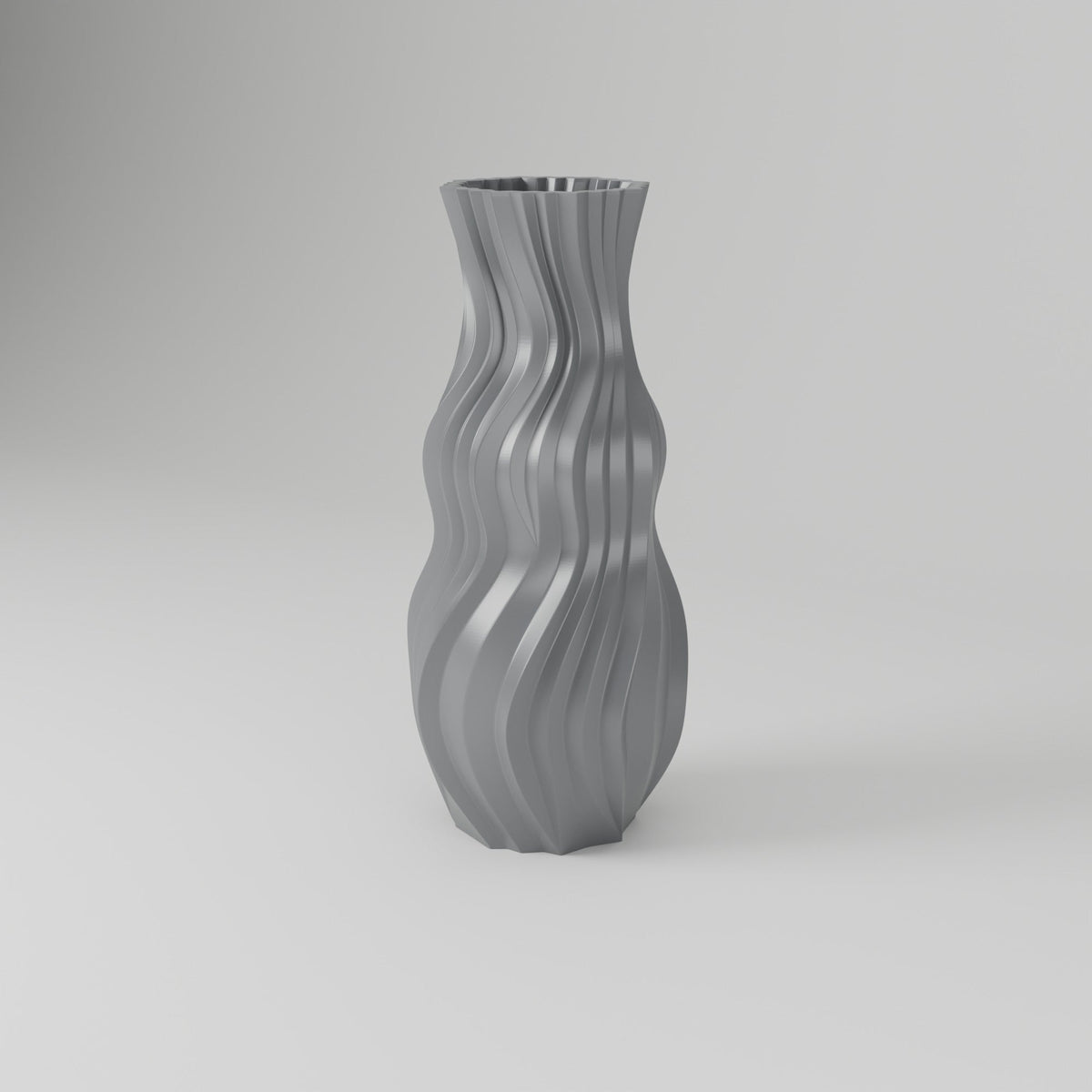 Belluno Wavy Flower Vase – Modern Sculptural Vase - Northern Foundry