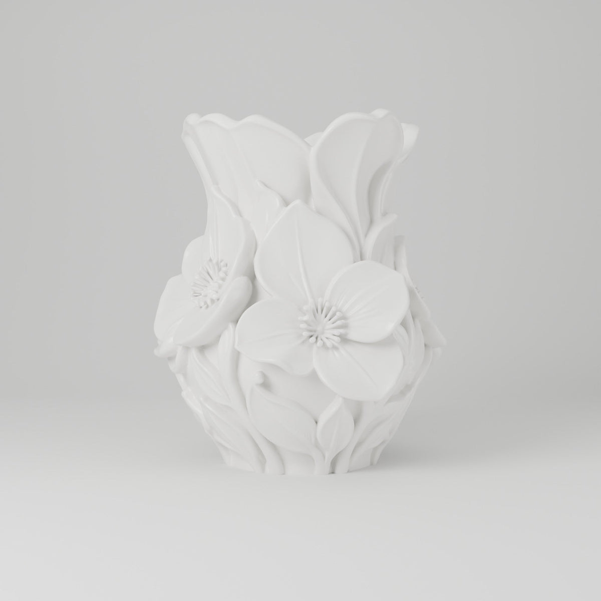 Blossom Relief Floral Vase – Modern Sculptural Vase - Northern Foundry