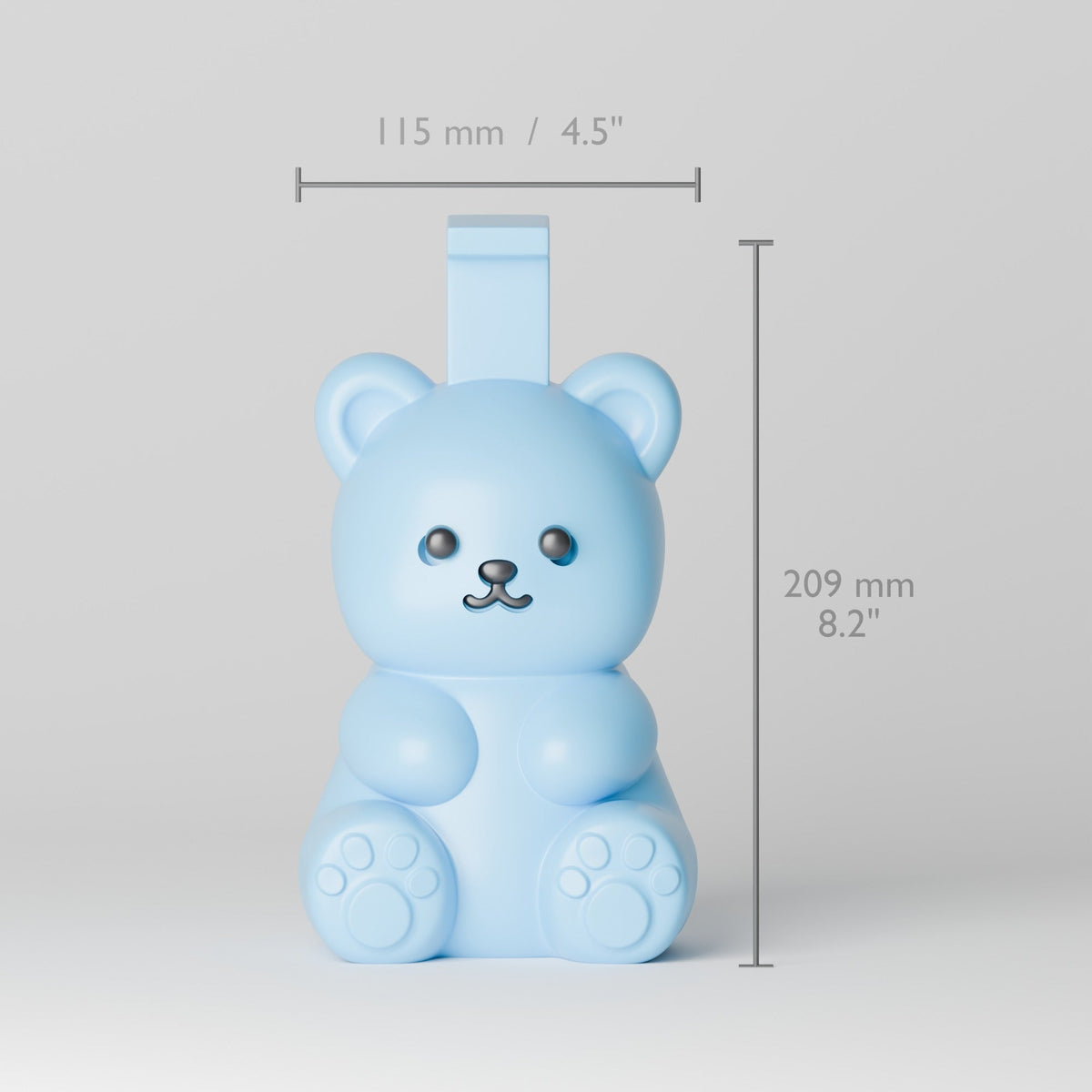 Blue Bear Headphone Stand – Cute Kawaii Headset Holder - Northern Foundry