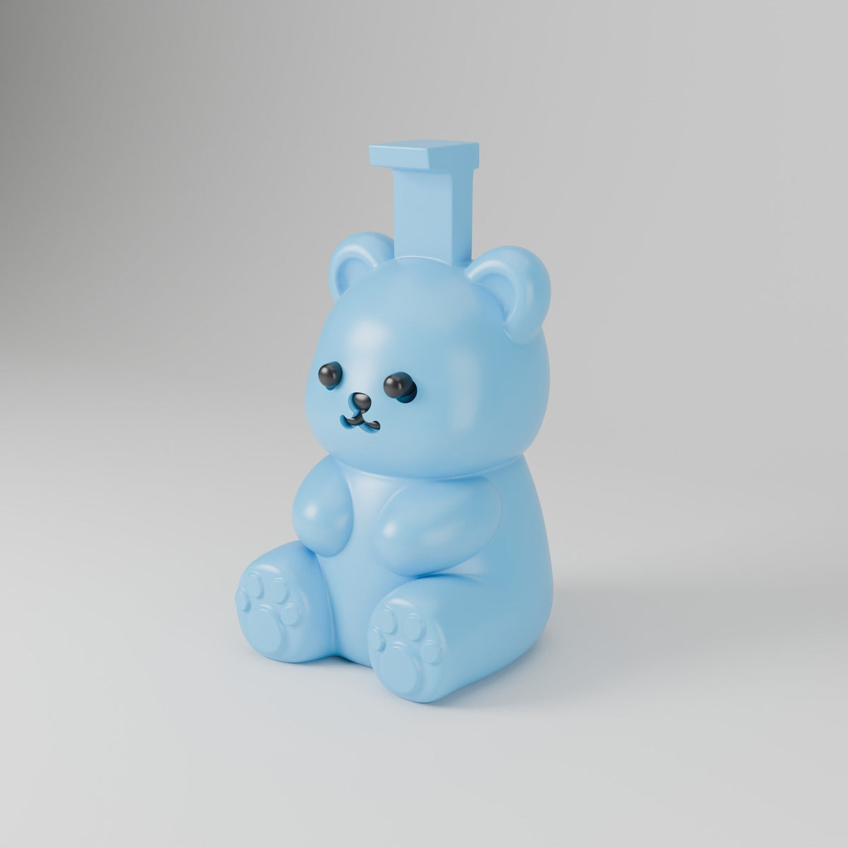 Blue Bear Headphone Stand – Cute Kawaii Headset Holder - Northern Foundry