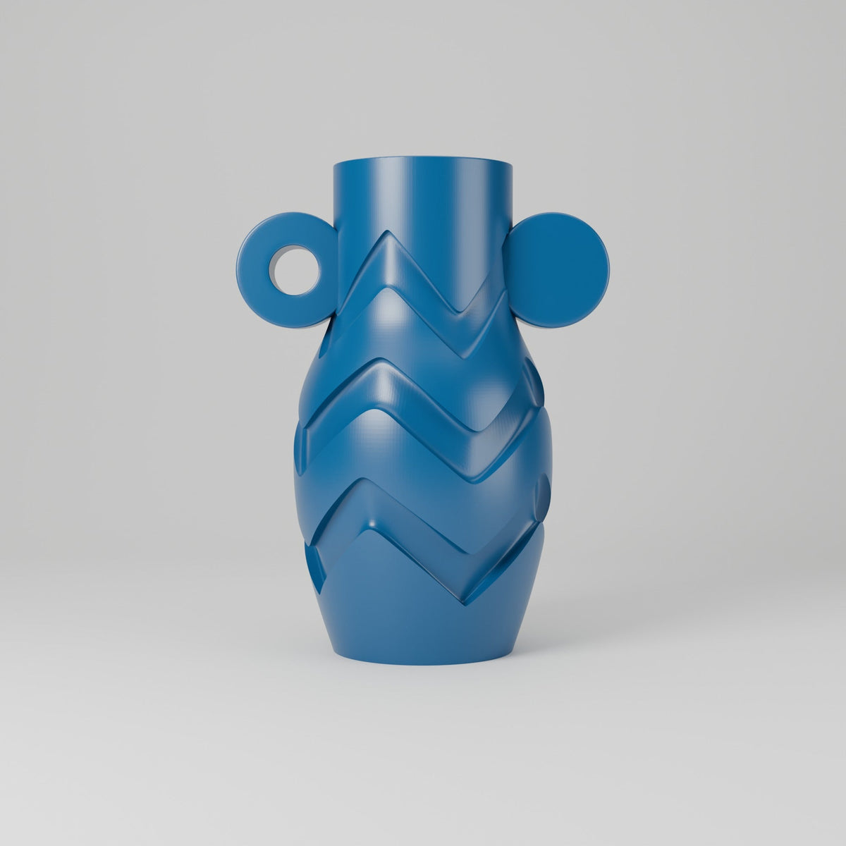 Bolt Curve Zigzag Vase – Modern Sculptural Vase - Northern Foundry
