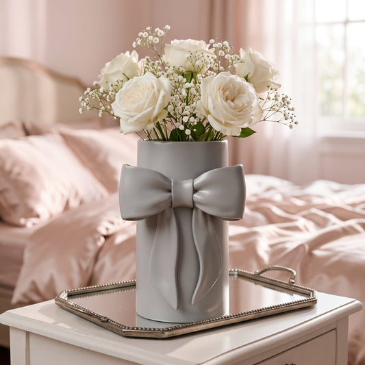 Bow Ribbon Vase – Modern Sculptural Vase - Northern Foundry