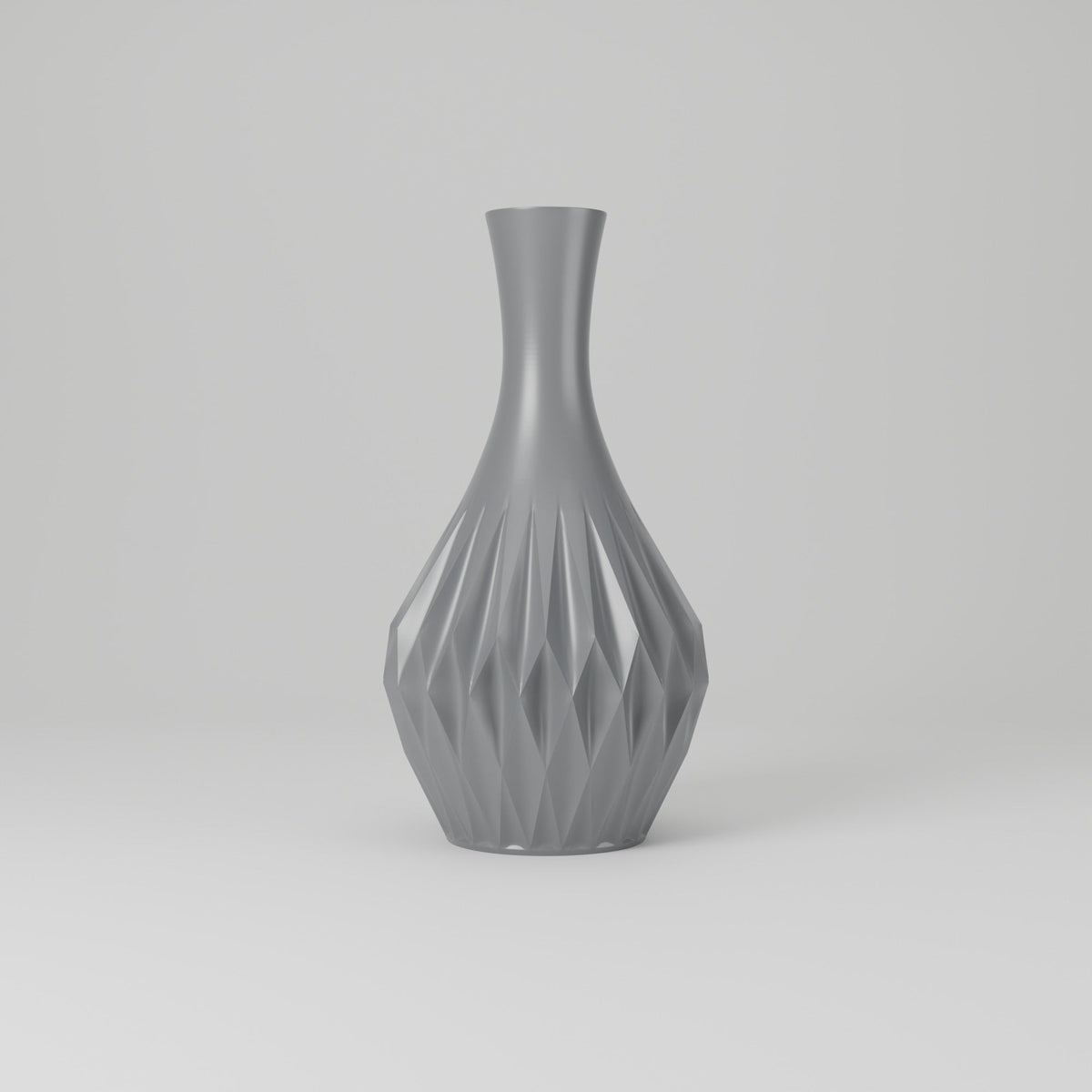 Bracciano Faceted Bottle Vase – Modern Sculptural Vase - Northern Foundry