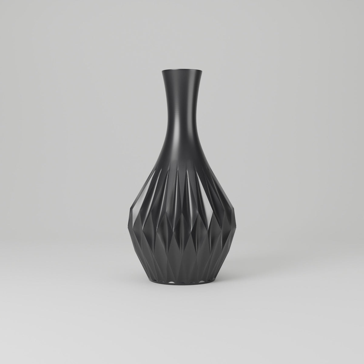 Bracciano Faceted Bottle Vase – Modern Sculptural Vase - Northern Foundry