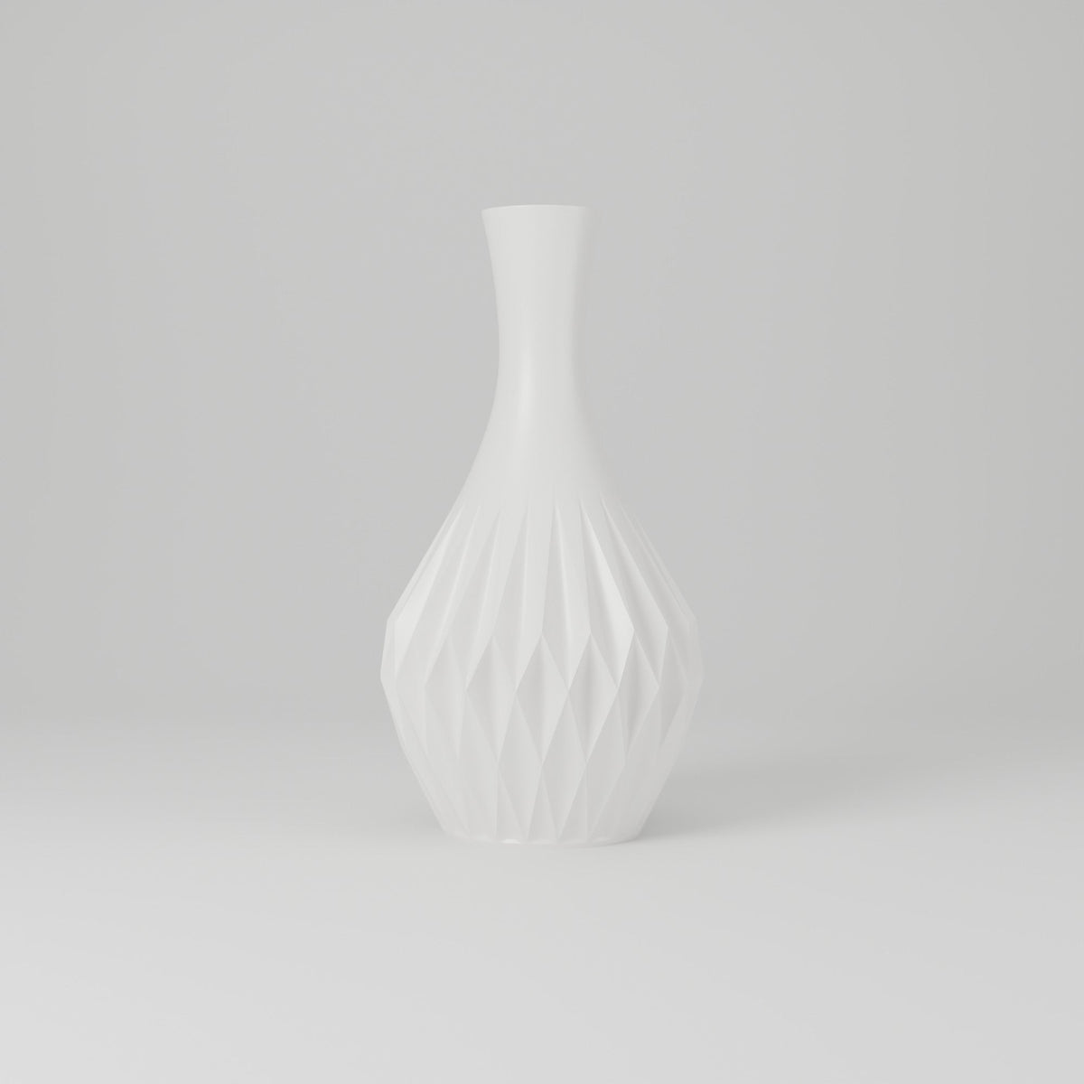 Bracciano Faceted Bottle Vase – Modern Sculptural Vase - Northern Foundry