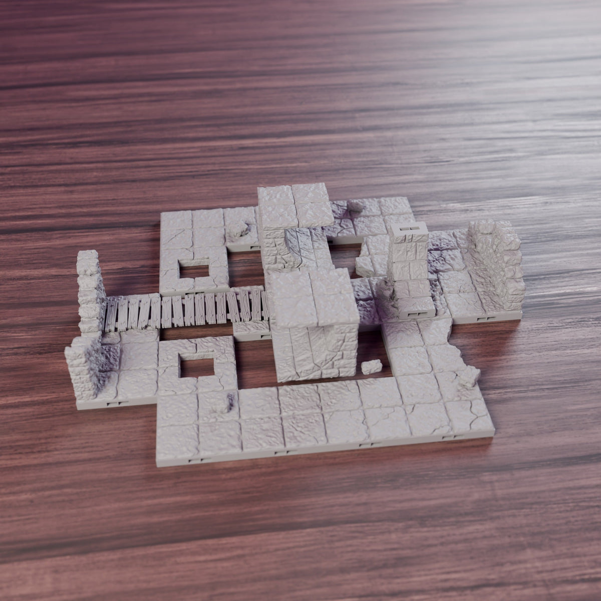 Bridge & Chasm Crossing – Dragonlock 28mm Dungeon Terrain - Northern Foundry