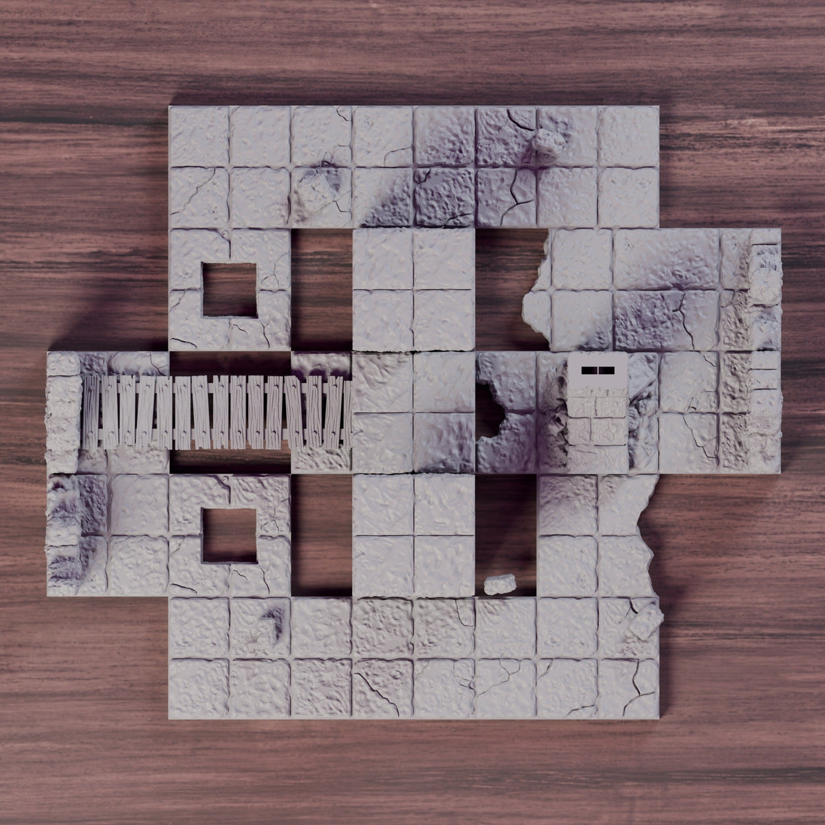 Bridge & Chasm Crossing – Dragonlock 28mm Dungeon Terrain - Northern Foundry
