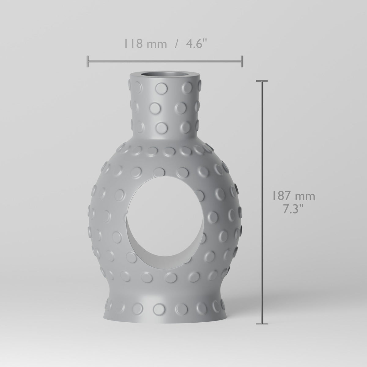 Bubble Arch Cutout Vase – Modern Sculptural Vase - Northern Foundry