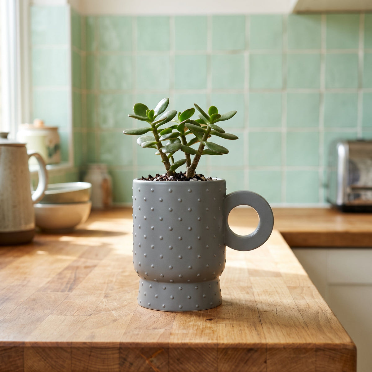 Bubble Loop Mug Vase – Modern Sculptural Vase - Northern Foundry