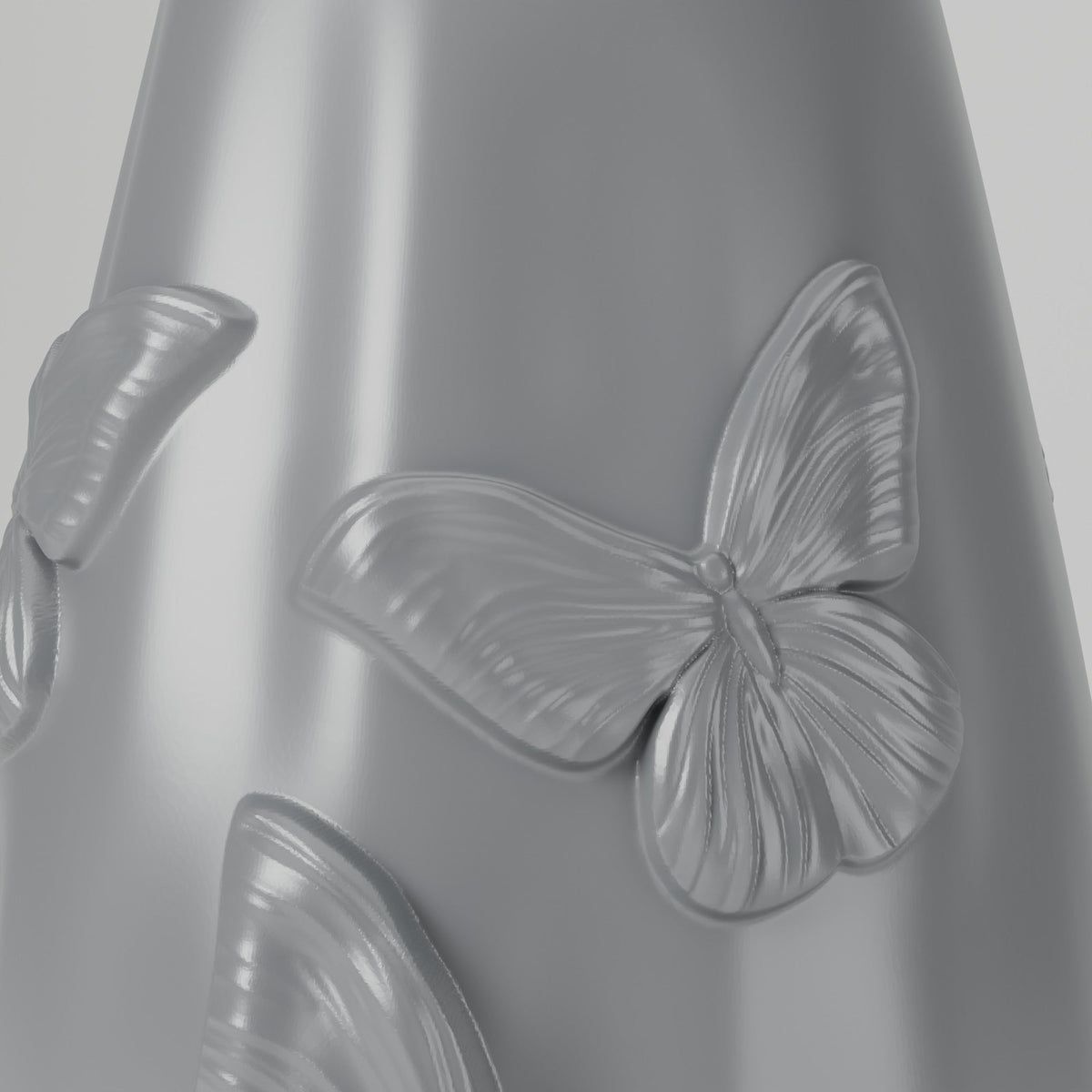 Butterfly Relief Vase – Modern Sculptural Vase - Northern Foundry