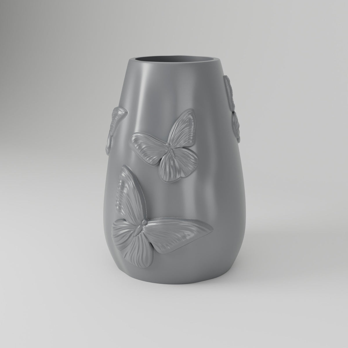 Butterfly Relief Vase – Modern Sculptural Vase - Northern Foundry