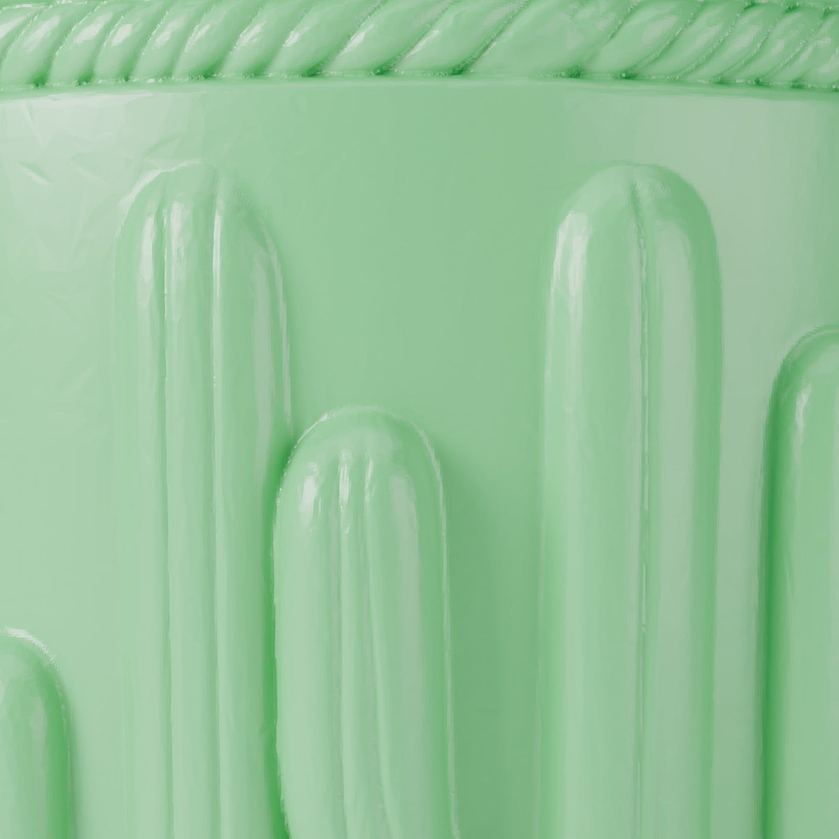 Cactus Planter Pot – Saguaro Relief Pot with Saucer - Northern Foundry