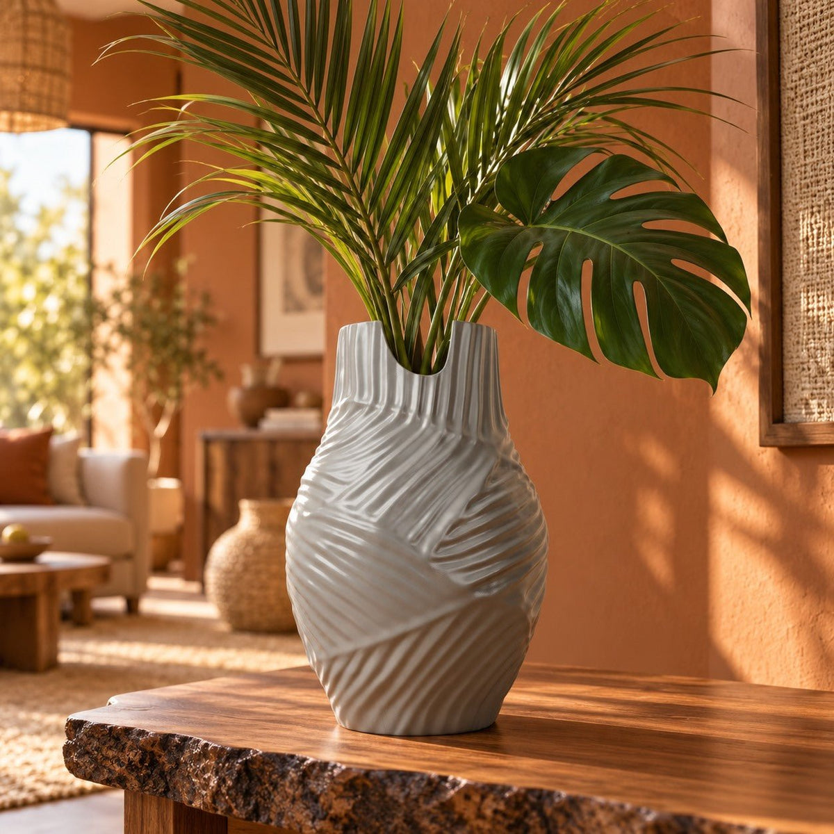 Calderone Textured Vase – Modern Sculptural Vase - Northern Foundry
