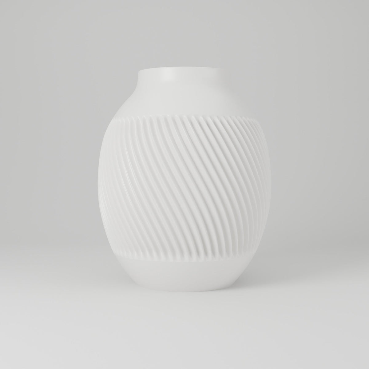 Caldonazzo Ribbed Vase – Modern Sculptural Vase - Northern Foundry