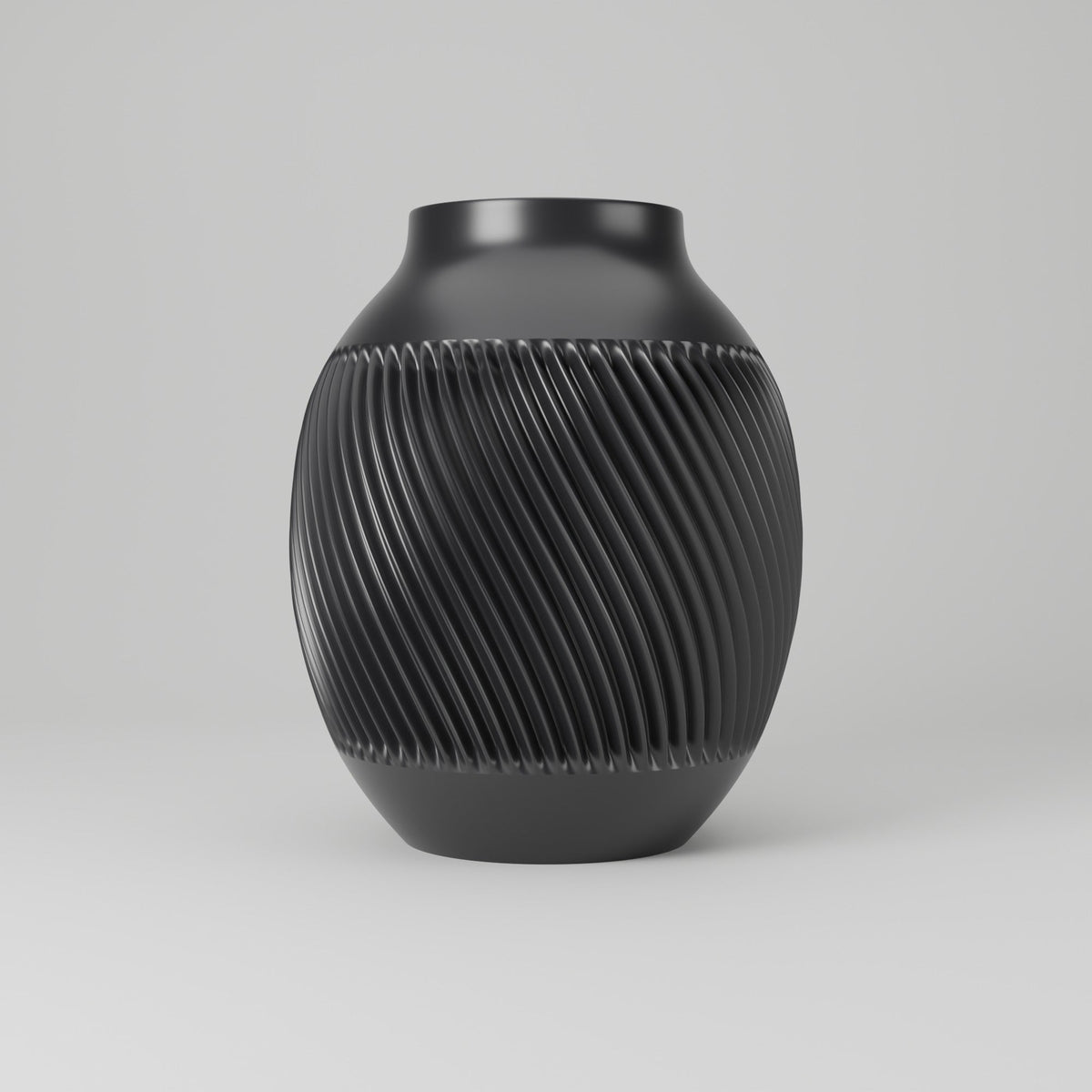 Caldonazzo Ribbed Vase – Modern Sculptural Vase - Northern Foundry
