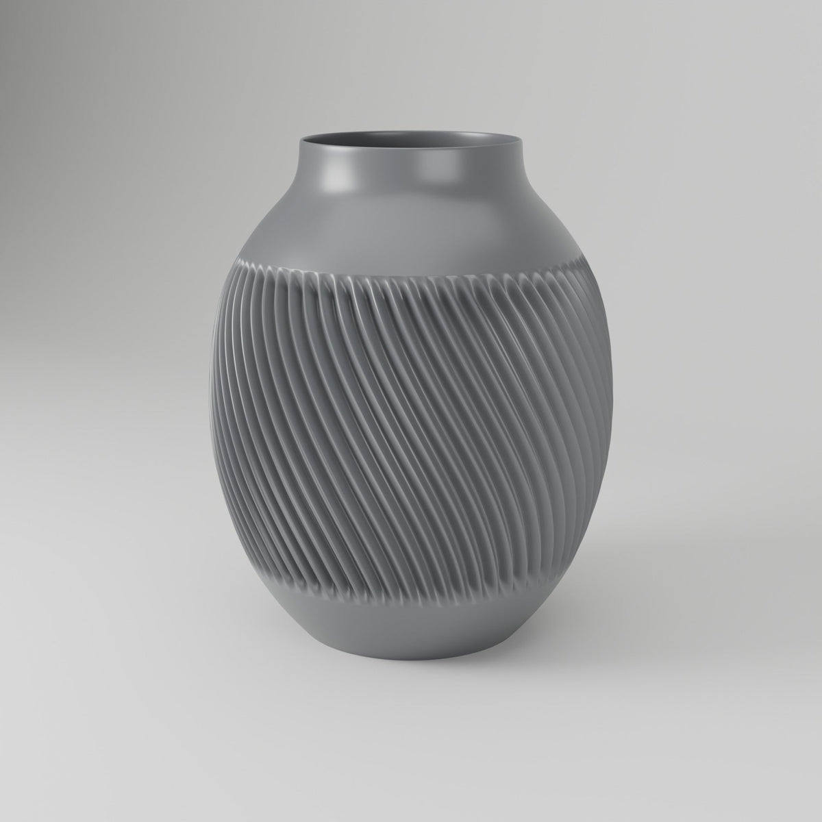 Caldonazzo Ribbed Vase – Modern Sculptural Vase - Northern Foundry