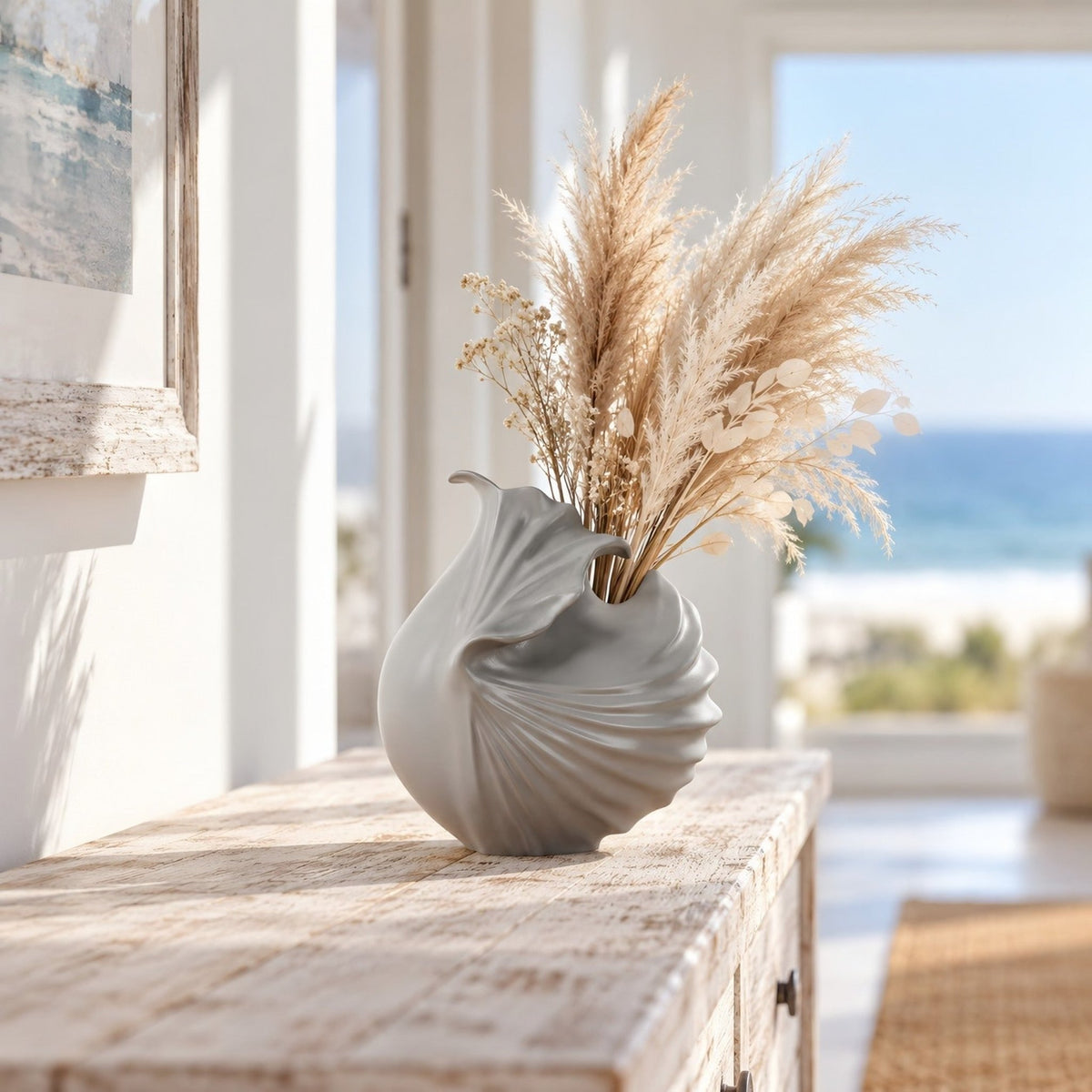 Calypso Shell Vase – Modern Sculptural Vase - Northern Foundry