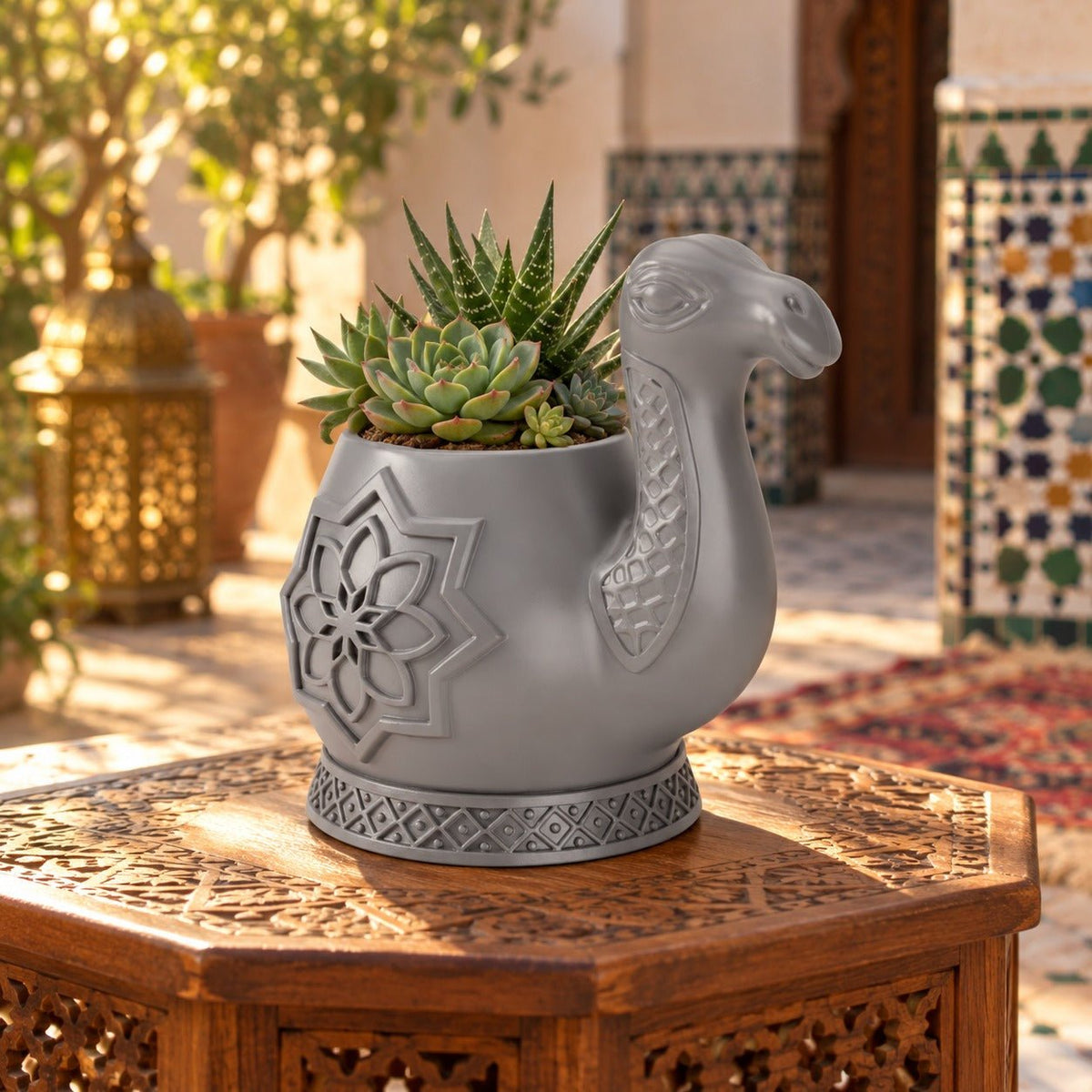 Camel Planter – Moroccan-Style Succulent Pot - Northern Foundry