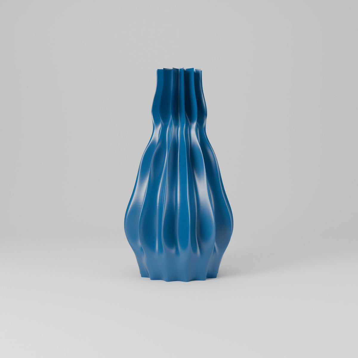 Camille Ribbed Flower Vase – Modern Sculptural Vase - Northern Foundry