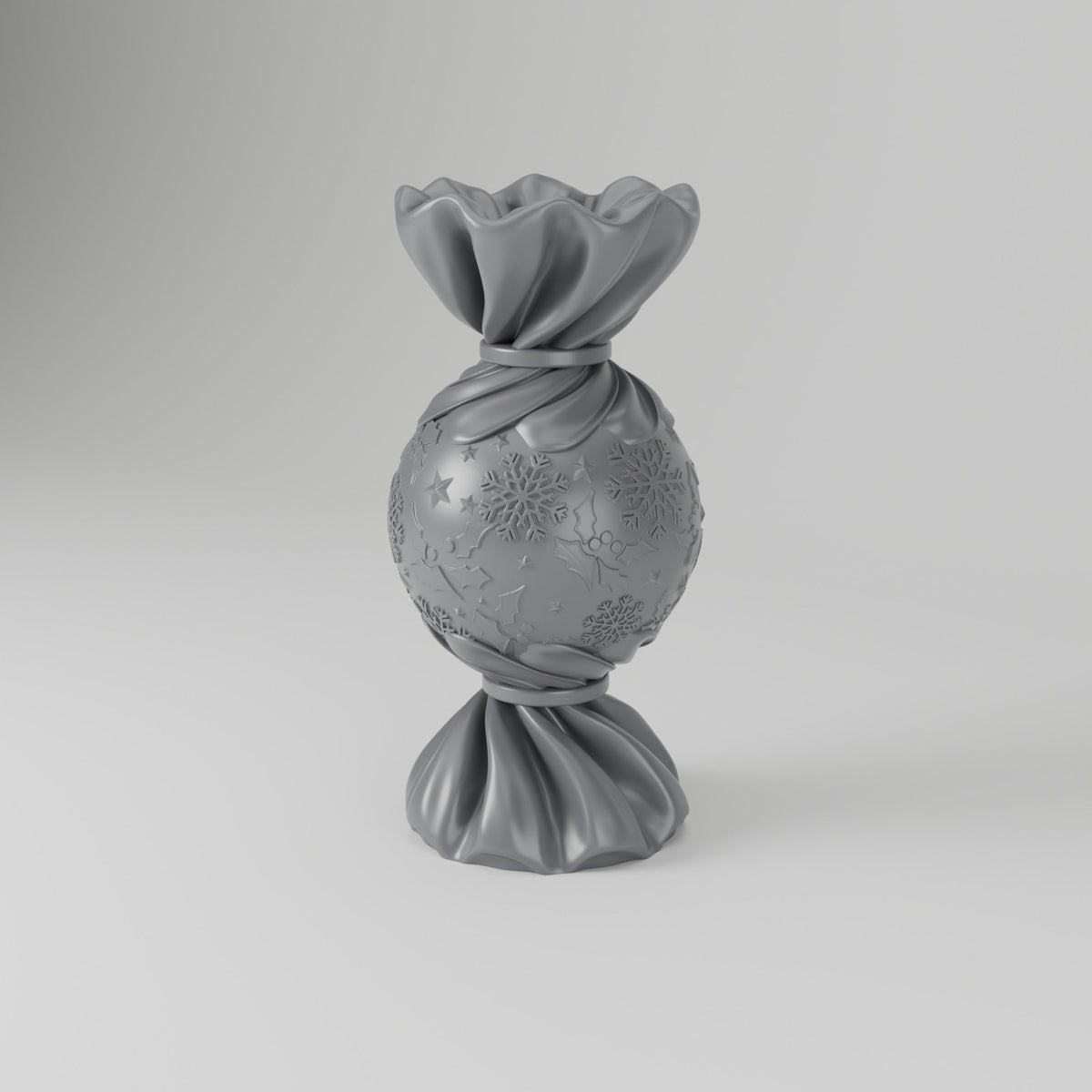 Candy Wrapper Christmas Vase – Festive Holiday Flower Vase - Northern Foundry