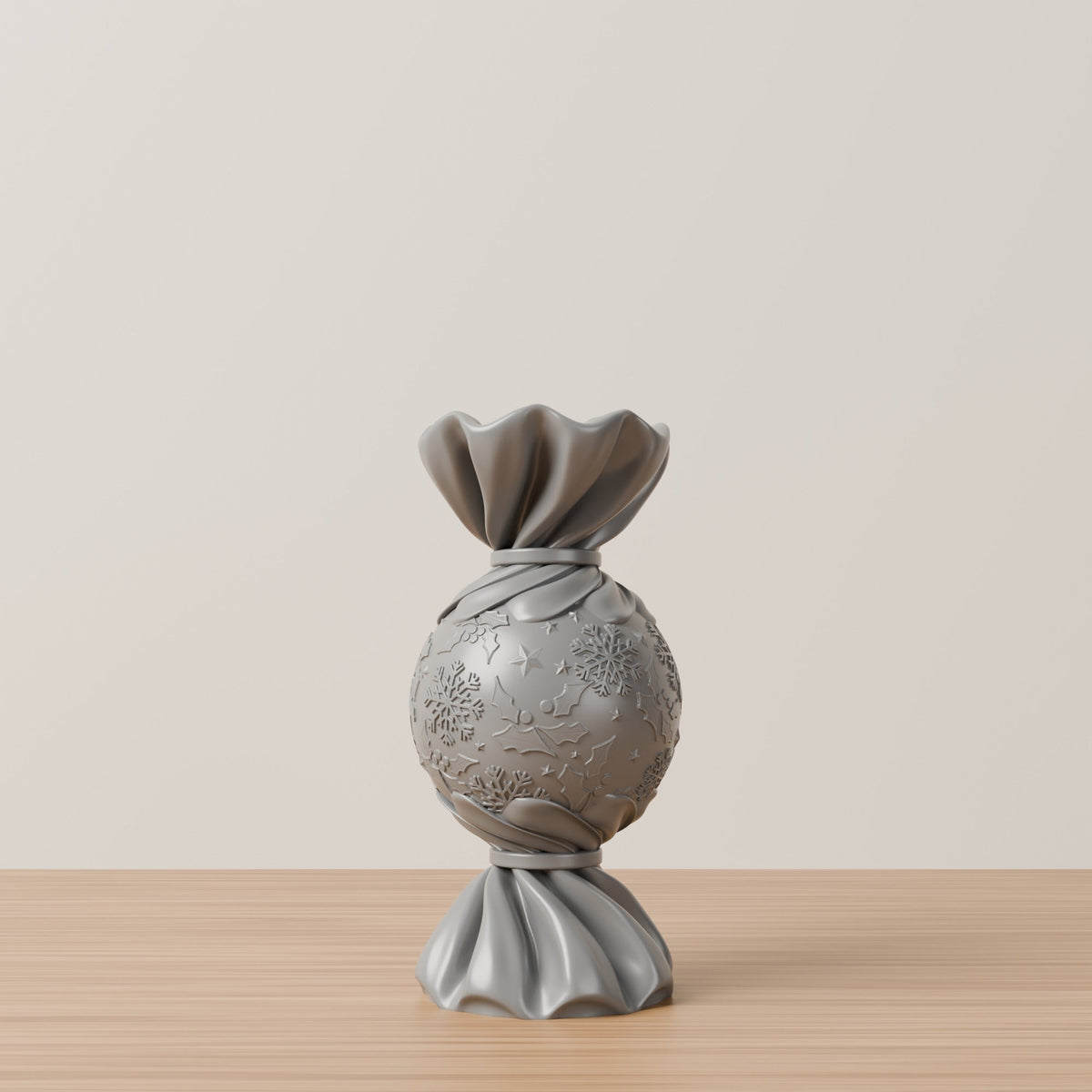 Candy Wrapper Christmas Vase – Festive Holiday Flower Vase - Northern Foundry