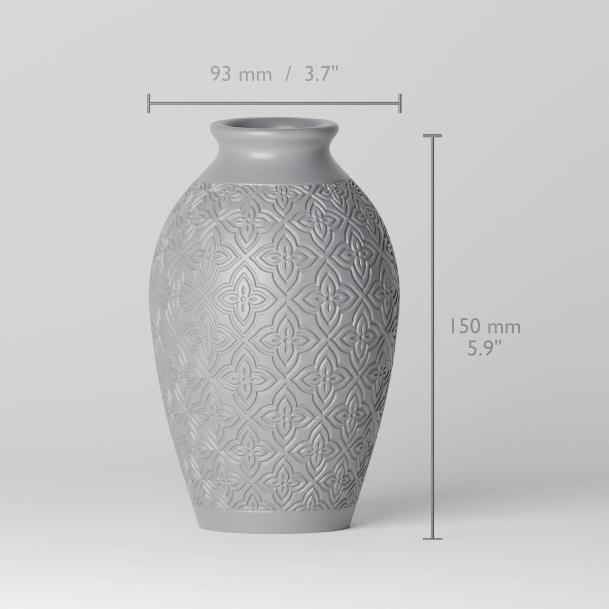 Casablanca Carved Vase – Modern Sculptural Vase - Northern Foundry