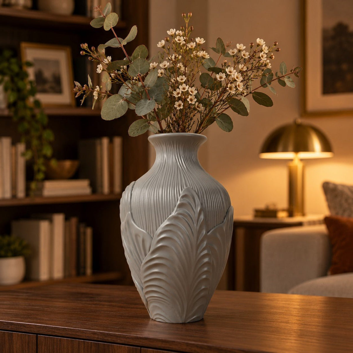 Celeste Sculpted Vase – Modern Sculptural Vase - Northern Foundry