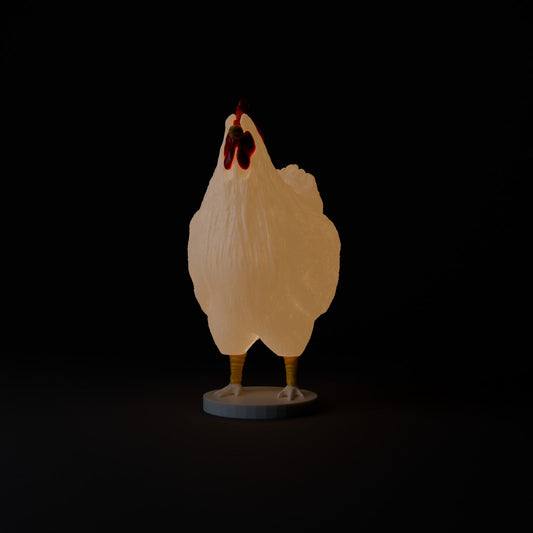 Chicken Lamp – Glowing Hen Night Light for USB LED Bulb - Northern Foundry