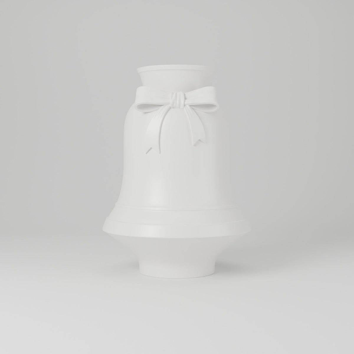 Christmas Bell Vase – Ribbon-Tied Holiday Flower Vase - Northern Foundry
