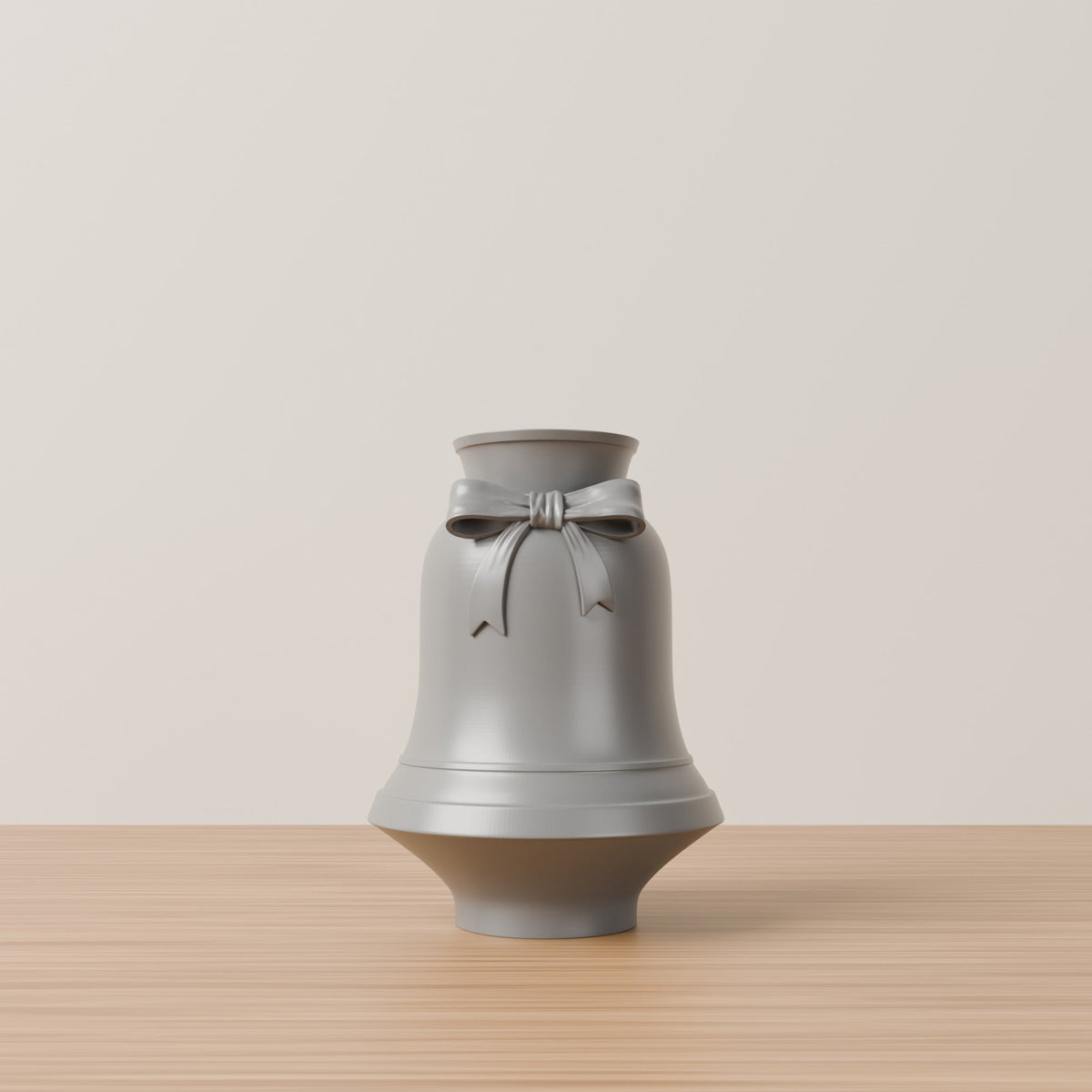 Christmas Bell Vase – Ribbon-Tied Holiday Flower Vase - Northern Foundry