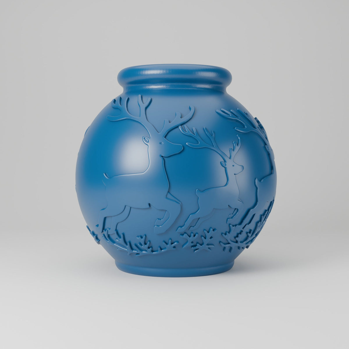 Christmas Reindeer Vase – Leaping Deer Holiday Flower Vase - Northern Foundry