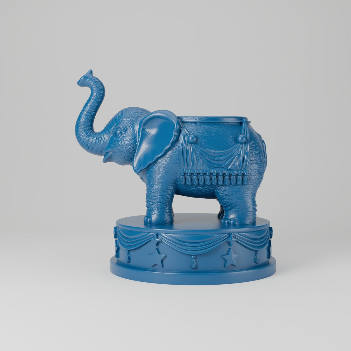 Circus Elephant Planter – Elephant Flower Pot on Pedestal - Northern Foundry