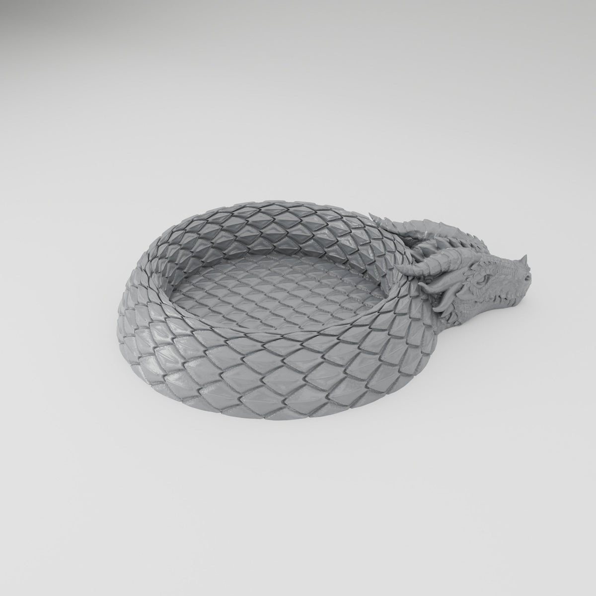 Coiled Dragon Trinket Bowl – Scaled Ring Dish & Catchall - Northern Foundry