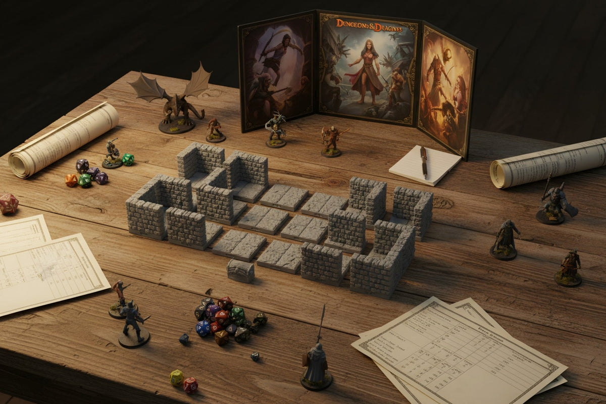 Corner Turn Ambush L-Corridor – Dragonlock 28mm Terrain - Northern Foundry
