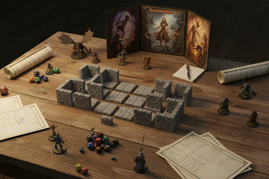 Corner Turn Ambush L-Corridor – Dragonlock 28mm Terrain - Northern Foundry