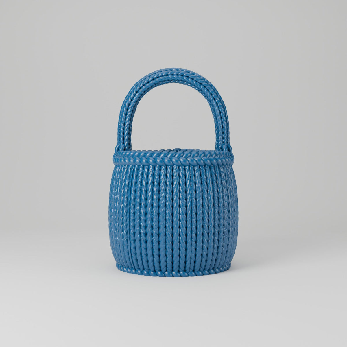 Cozy Basket Vase – Chunky Knit Basket Flower Vase - Northern Foundry