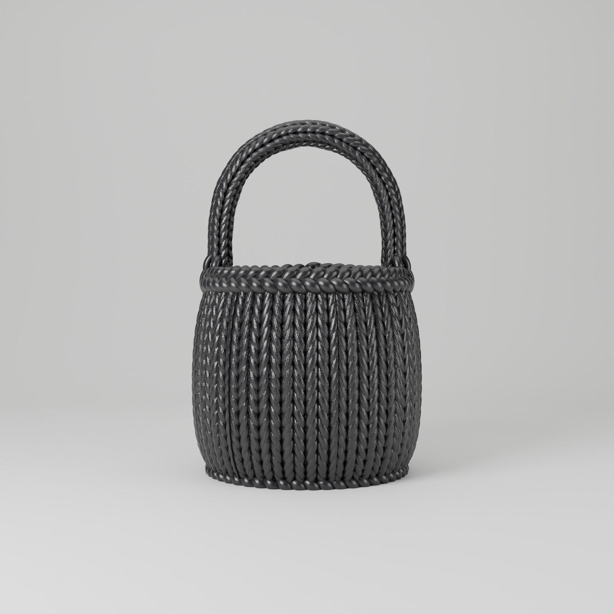 Cozy Basket Vase – Chunky Knit Basket Flower Vase - Northern Foundry