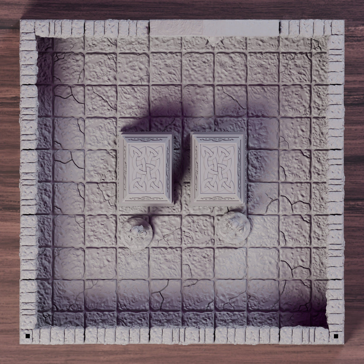 Crypt Entry Tomb Room – Dragonlock 28mm Dungeon Terrain - Northern Foundry