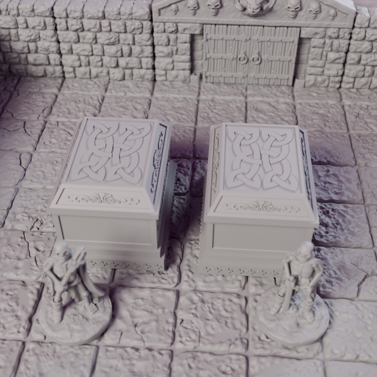 Crypt Entry Tomb Room – Dragonlock 28mm Dungeon Terrain - Northern Foundry
