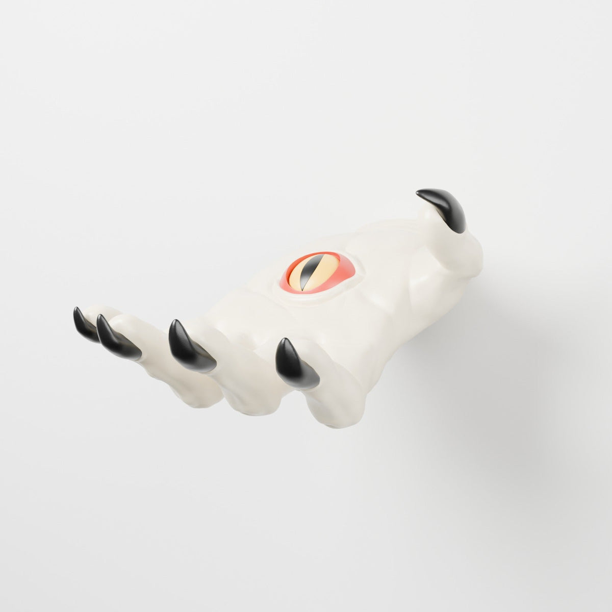 Cursed Hand Wall Hanger – Creepy Monster Hand with Eye, Headphone & Bag Hook, Halloween Wall Decor - Northern Foundry
