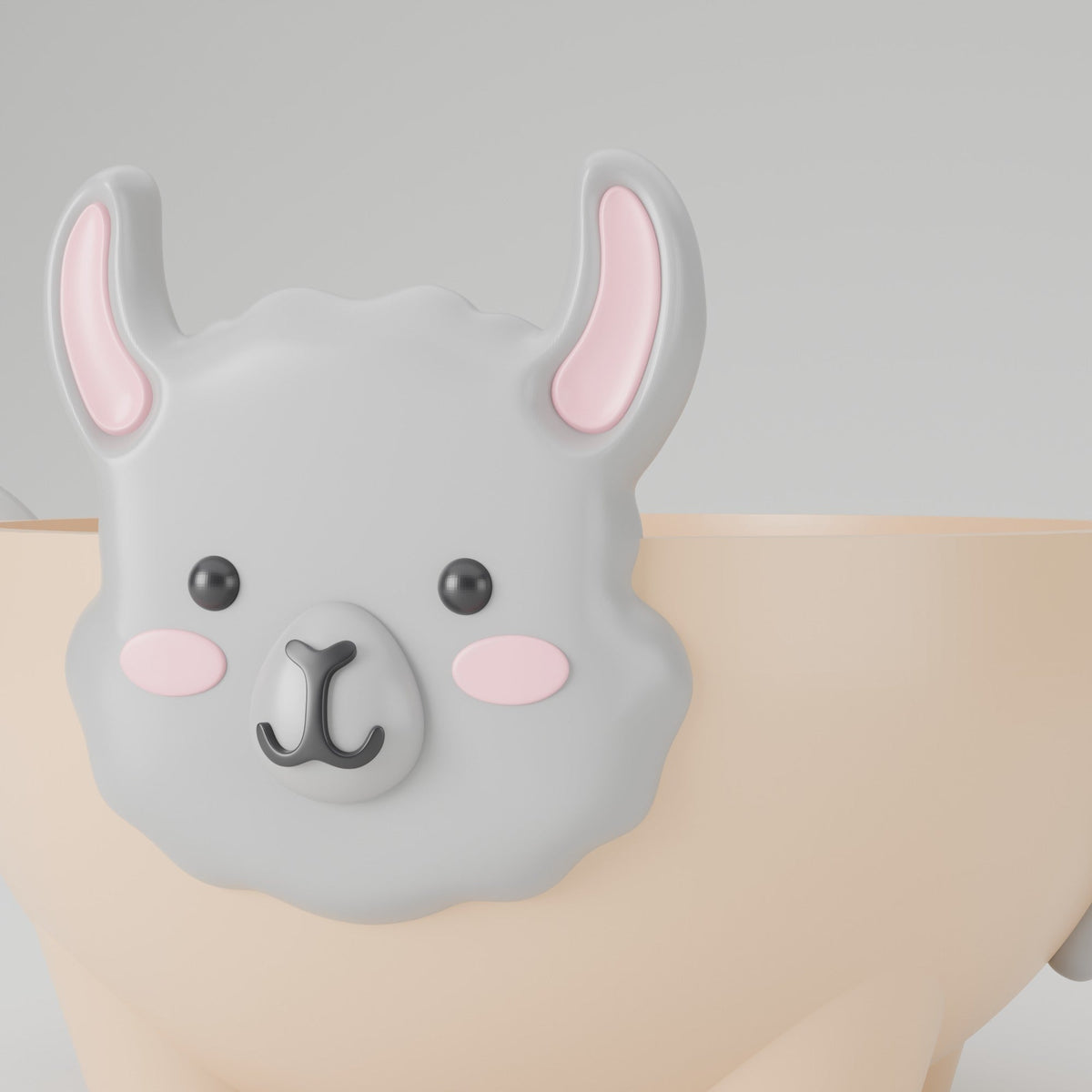 Cute Llama Bowl with Handles – Kawaii Trinket & Catchall Dish - Northern Foundry