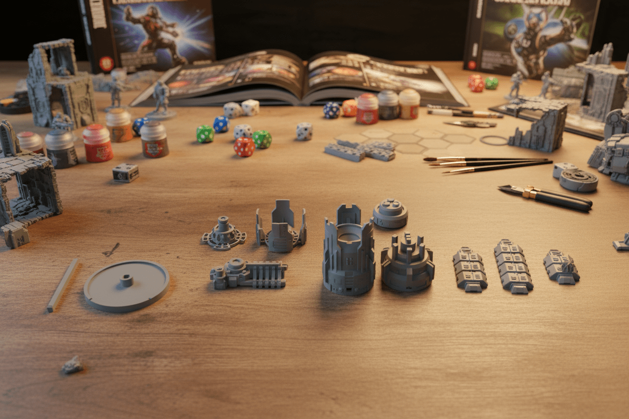 Deep Space Danger Zone | Terran Transport Ships & Hazards | Fat Dragon Games | Battlefront Valkyrie - Northern Foundry