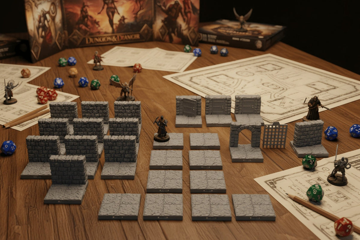 Door Heavy Pack – 5 Working Dungeon Doors (Dragonlock) - Northern Foundry
