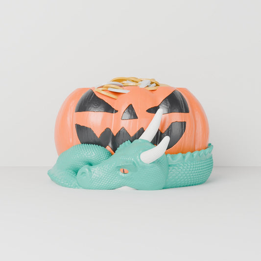 Dragon Pumpkin Candy Bowl – Jack-o'-Lantern Halloween Candy Dish - Northern Foundry