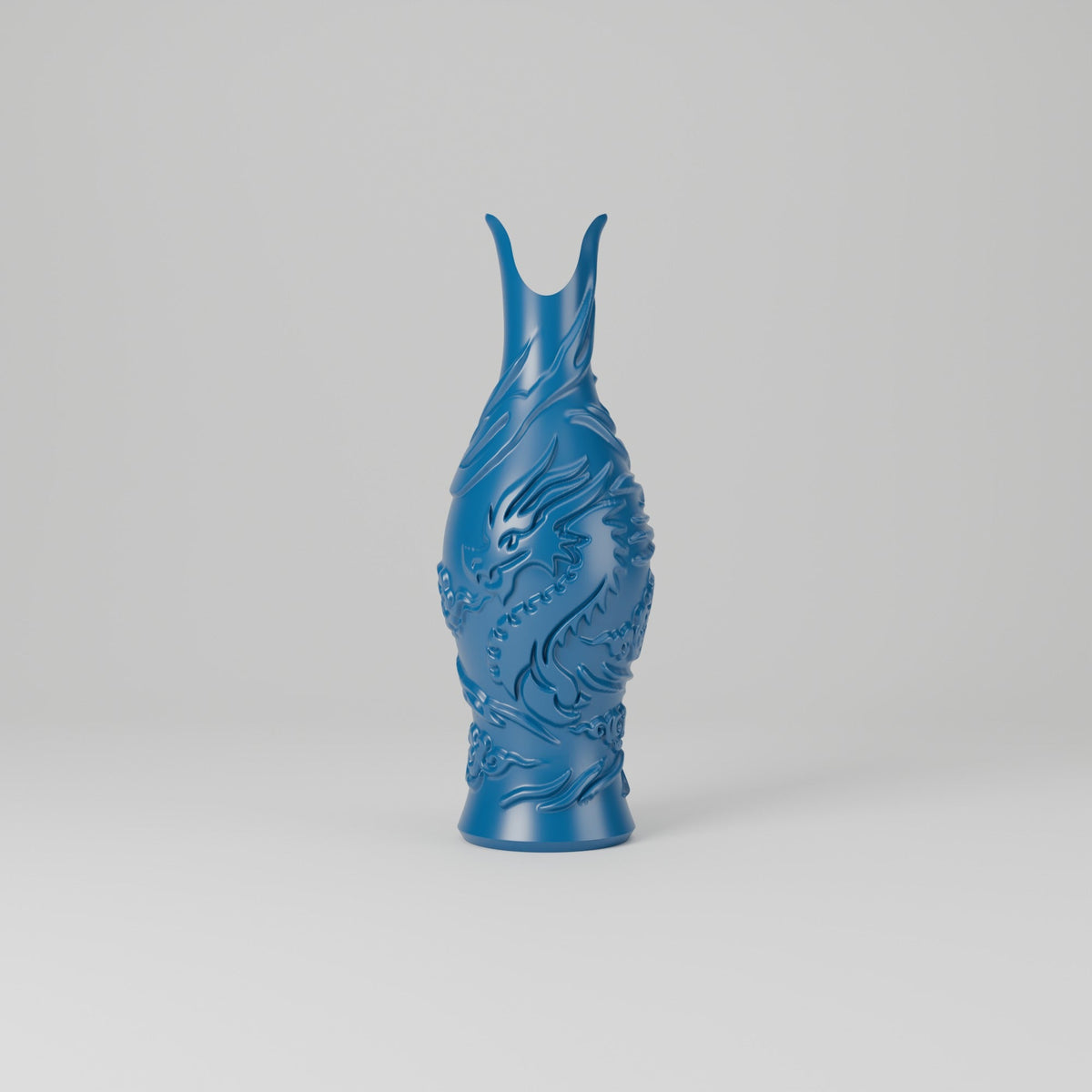 Dragon Relief Vase – Embossed Asian Dragon Bud Vase - Northern Foundry